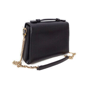 Gucci Black 2way Handbag Handle GG Interlocking Top Chain Bag